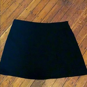 Zara Black Miniskirt w/ Slit